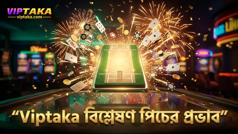 পিচের ধরন ম্যাচের ফলাফলে প্রভাব ফেলে Viptaka বিশ্লেষণে।