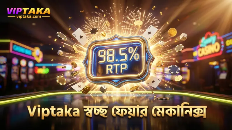 আরটিপি ও ফেয়ার মেকানিক্স বিশ্লেষণে Viptaka গেমের স্বচ্ছতা বজায় রাখে