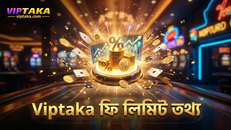 ফি, লিমিট ও ওয়েজারিং সম্পর্কে Viptaka-র নির্ভরযোগ্য তথ্য