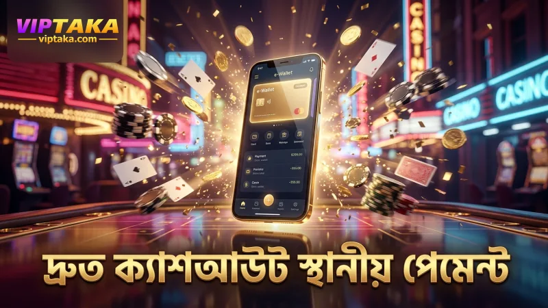 স্থানীয় পেমেন্ট সুবিধায় দ্রুত ও নিরাপদ ক্যাশআউট সম্ভব।
