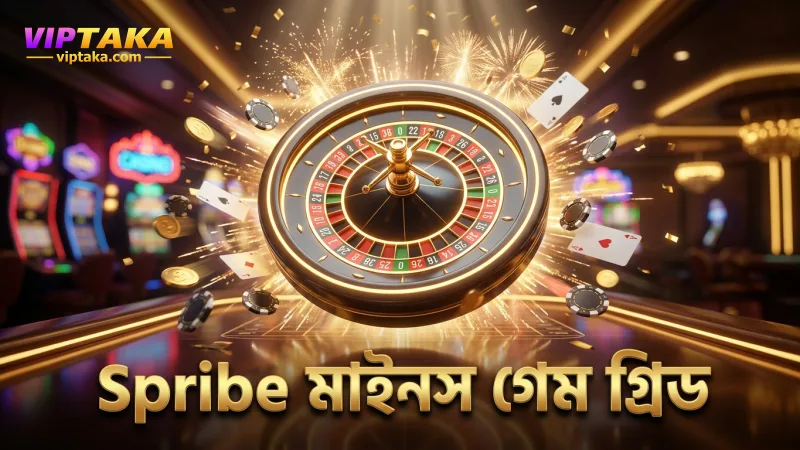 Spribe-এর মাইনস গেমের মূল টেবিল এবং গ্রিড সিলেকশন।