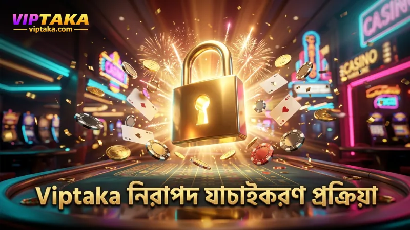 Viptaka ক্যাসিনোর নিরাপদ যাচাইকরণ প্রক্রিয়া নিশ্চিত করে সুরক্ষা