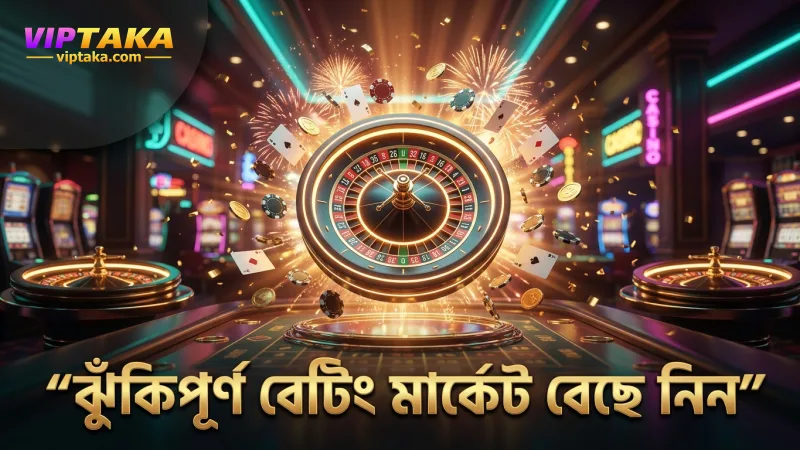 ফেভারিট দল ও বেটিং মার্কেট নির্বাচন করার সময় ঝুঁকি বিবেচনা গুরুত্বপূর্ণ।