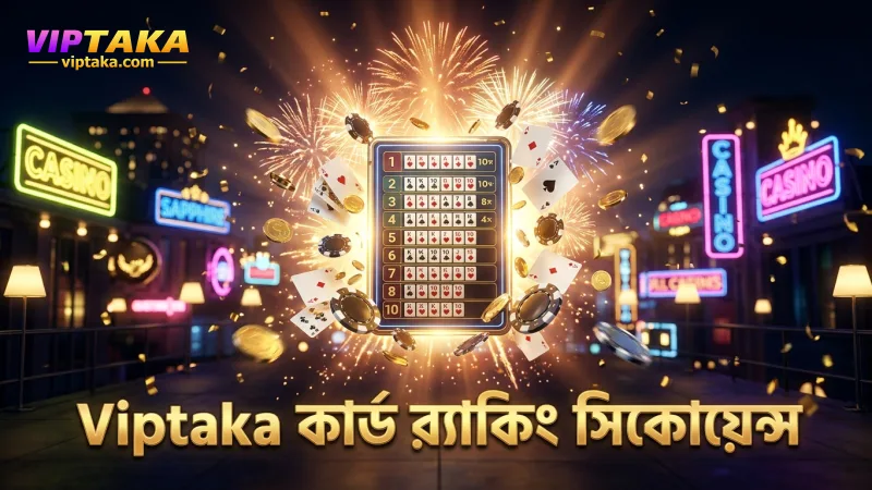 Viptaka তে কার্ড র‍্যাঙ্কিং ও সিকোয়েন্সের সঠিক প্রয়োগ