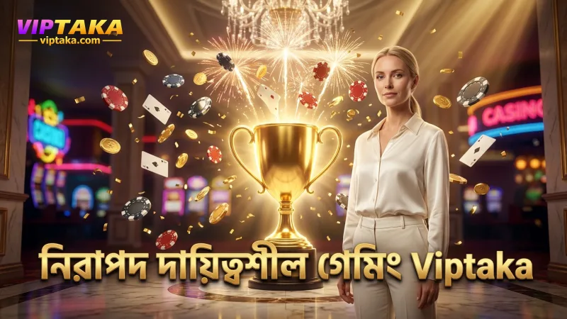 নিরাপত্তা ও দায়িত্বশীল গেমিং Viptaka তে নিশ্চিত