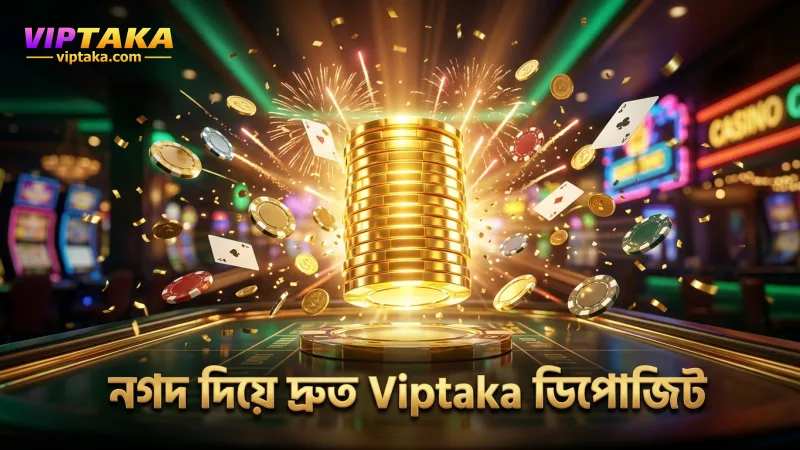 নগদ ব্যবহার করে Viptaka-তে দ্রুত টাকা জমা দেওয়ার পদ্ধতি